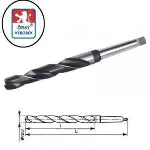Vrták do kovu s kuželovou stopkou 20