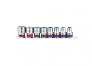 Hlavice 1/2" 12 hran 8dílná sada King Tony 4010MR