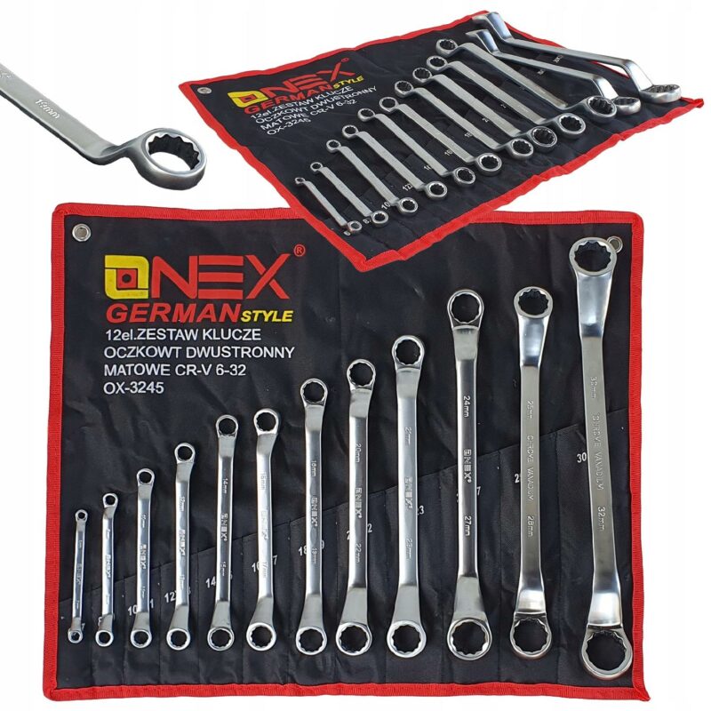 BOXER  Sada prstýnkových klíčů 12ks 6-32mm ONEX OX3245