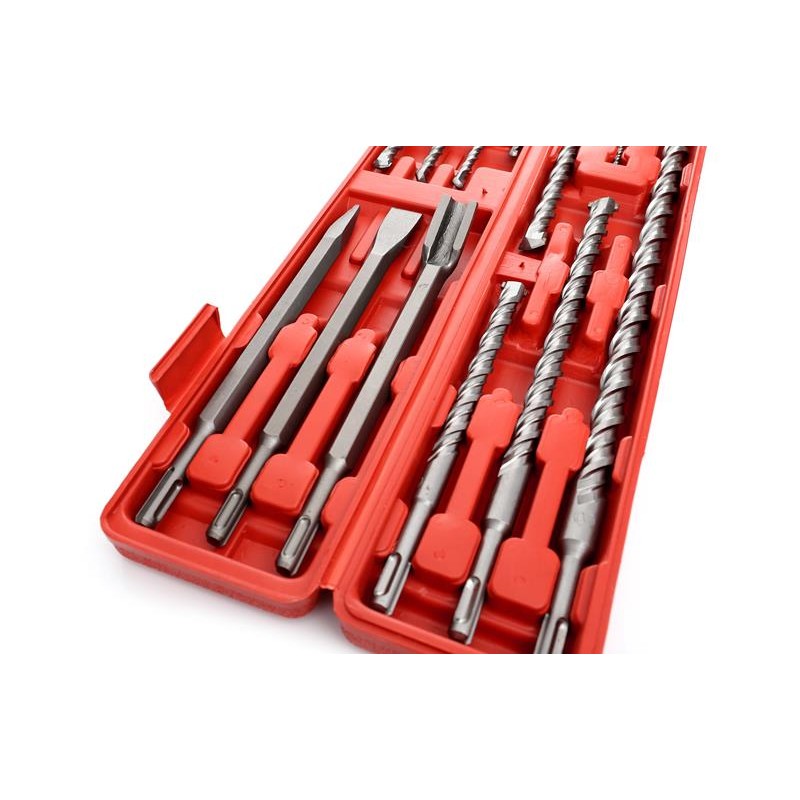Sada SDS plus vrtáků a sekáčů 12ks KD10206 Kraft&Dele