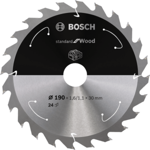 BOSCH 190x30mm Standard for Wood (24 zubů)