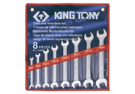 Sada oboustranných klíčů King Tony 8 ks 1108MR
