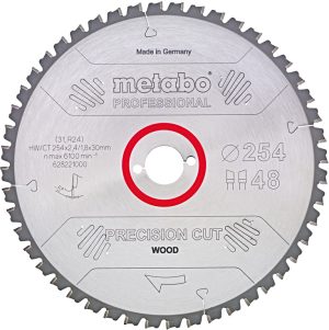 METABO pilový kotouč Precision Cut Wood Prof. 220x30mm (48 zubů)