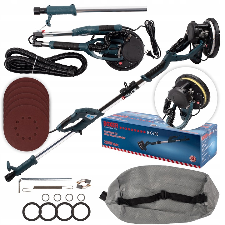 ONDRAGON  Bruska na sádrokarton a omítku 2200W 230V + příslušenství BX-700 BOXER