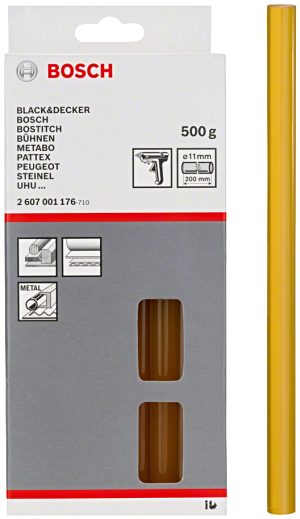 BOSCH 11x200mm dlouhé lepicí tyčinky (žluté)