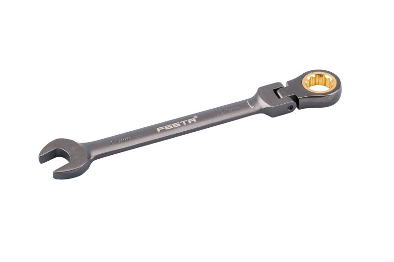 FESTA Klíč ráčnový kloubový CrV 17mm 72T
