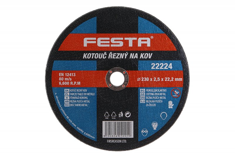 FESTA Kotouč řezný na kov 230x2