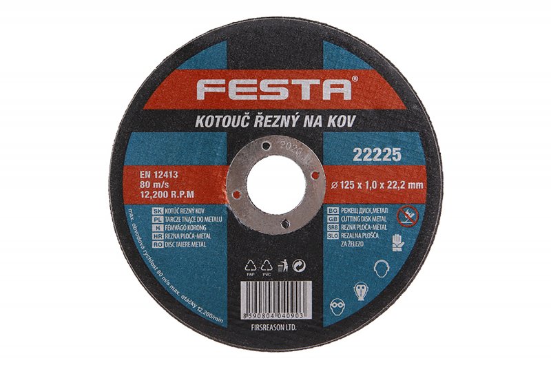 FESTA Kotouč řezný na kov 125x1