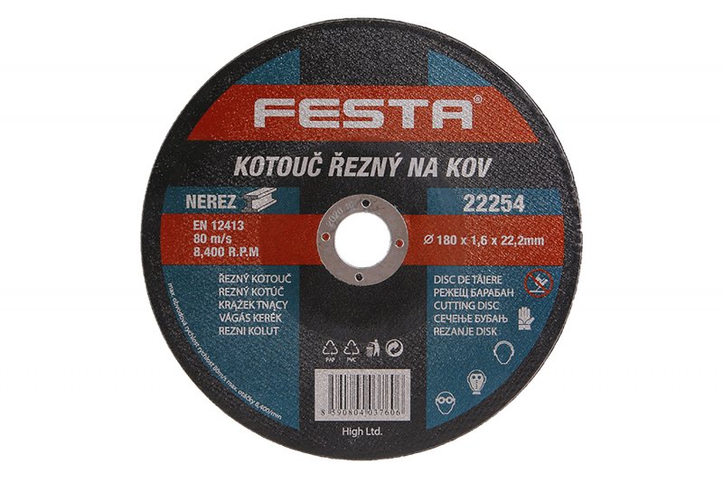 FESTA Kotouč řezný na kov 180x1