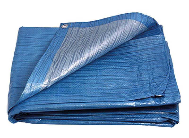 FESTA PE plachta zakrývací 8x12m 70g/1m2 modro-stříbrná