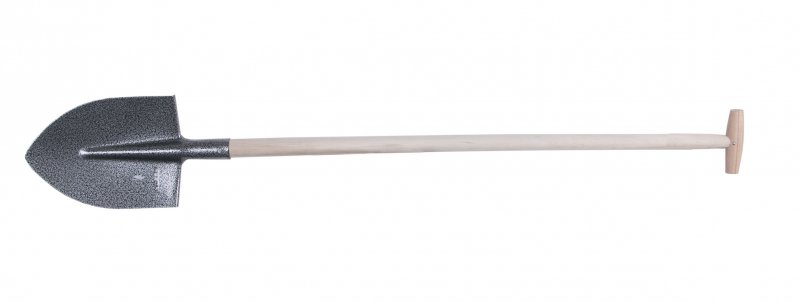 FESTA Rýč špičatý kladívkový lak 22x30cm s násadou T 90cm