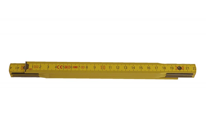 FESTA Metr skládací 1m - PROFI dřevo žlutý