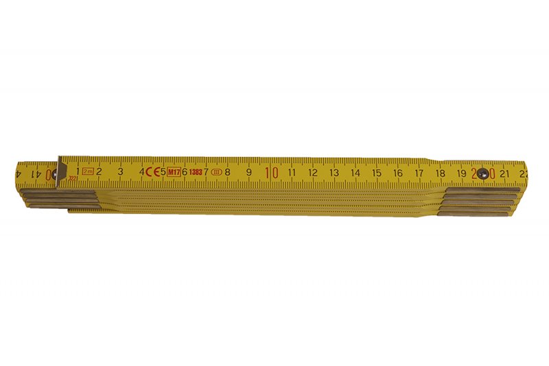 FESTA Metr skládací 2m - PROFI dřevo žlutý