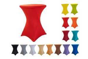 TENTino Elastický ubrus na koktejlový bistro stůl 70 cm VÍCE BAREV Barva: ČERVENÁ