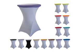 TENTino Elastická čepice na desku bistro stolu 60 cm VÍCE BAREV Barva: LEVANDULOVÁ