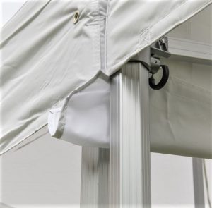 TENTino Okap pro nůžkový párty stan 2 m Barva opláštění: 13A - SVĚTLE ZELENÁ