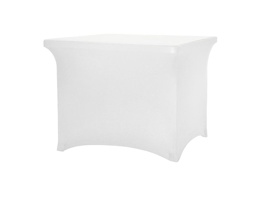 TENTino Elastický potah na skládací stůl 87x87 cm VÍCE BAREV Barva: BÍLÁ