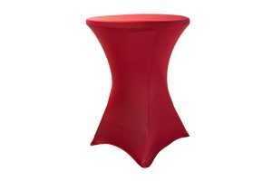 TENTino Elastický ubrus na koktejlový bistro stůl 80 cm VÍCE BAREV Barva: VÍNOVÁ