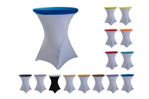 TENTino Elastická čepice na desku bistro stolu 80 cm VÍCE BAREV Barva: MODRÁ