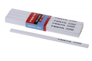 FESTA Tužka tesařská 250mm HB (bílý lak)
