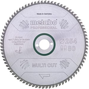 METABO pilový kotouč Multi Cut 254x30mm (80 zubů)
