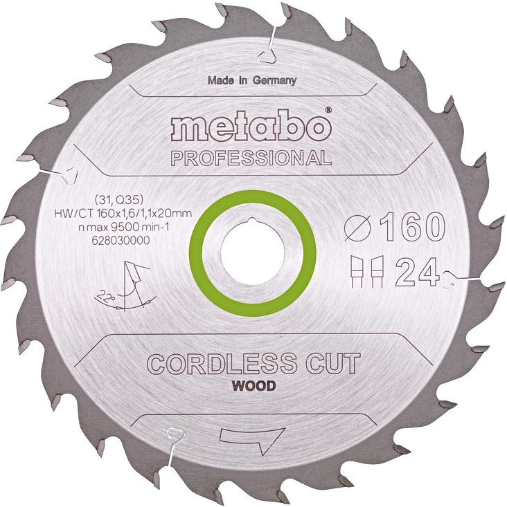 METABO Power Cut Wood Professional 216x30mm (20Z)