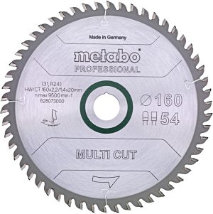 METABO pilový kotouč Multi Cut 160x20mm (54 zubů)