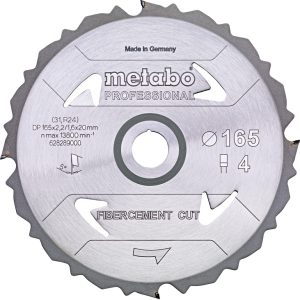 METABO Fibercement Cut Professional pilový kotouč 165x20mm (DFZ4)