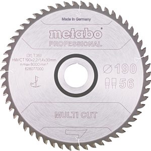 METABO pilový kotouč Multi Cut 190x30mm (56 zubů)