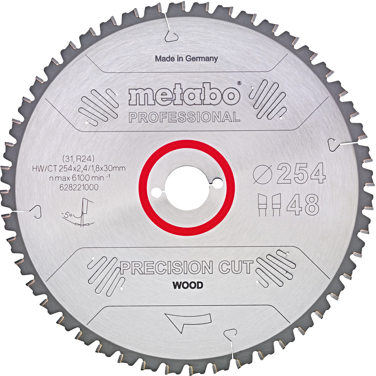 METABO pilový kotouč Precision Cut Wood Prof. 254x30mm (60 zubů)
