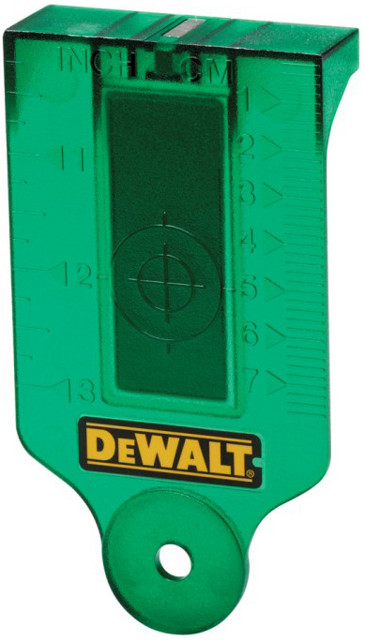 DeWALT DE0730G zaměřovací karta pro zelené lasery