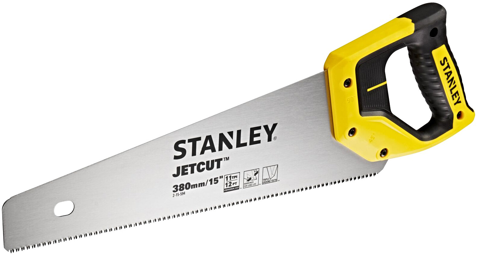STANLEY 2-15-594 ruční pila na dřevo JETCUT standardní zuby 11 TPI - 380 mm