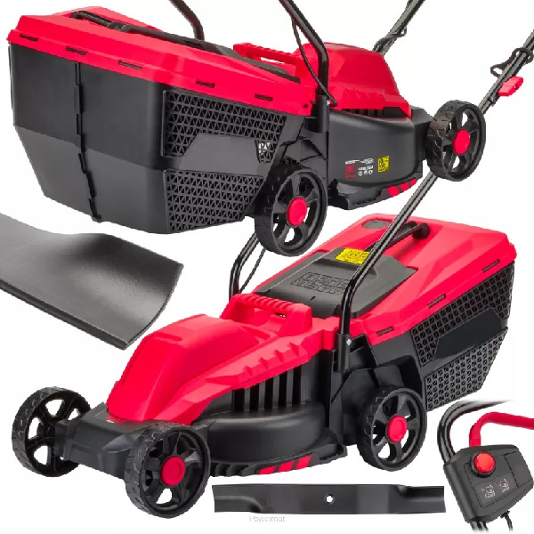 POWERMAT  Elektrická sekačka 2200W RTKSE0027 RED TECHNIC