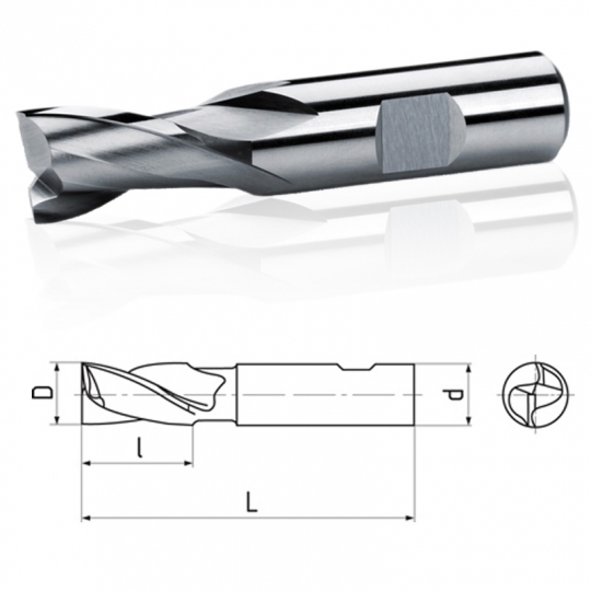 Fréza 18x19mm pro drážky per krátká