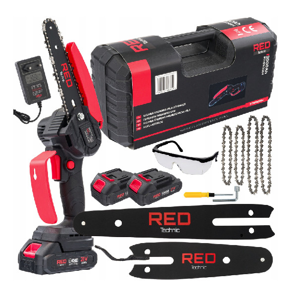POWERMAT  Aku řetězová pila mini 21V