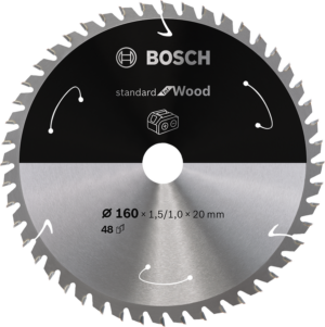 BOSCH 160x20mm pilový kotouč na dřevo Standard for Wood (48 zubů)