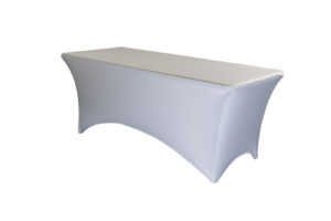 TENTino Elastický potah EXTREME na skládací stůl 180-183x76 cm VÍCE BAREV Barva ubrusu: SVĚTLE ŠEDÁ / SILVER