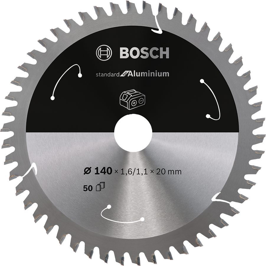 BOSCH 140x20mm (50Z) Standard For Aluminium
