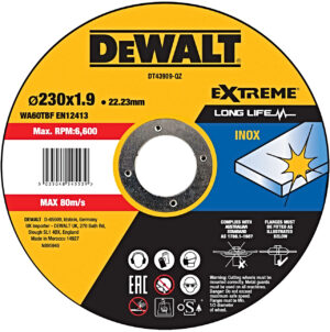DeWALT DT43909 řezný kotouč na nerez 230x2.0mm