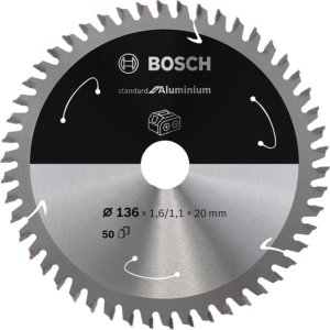 BOSCH 136x20mm (50Z) Standard For Aluminium