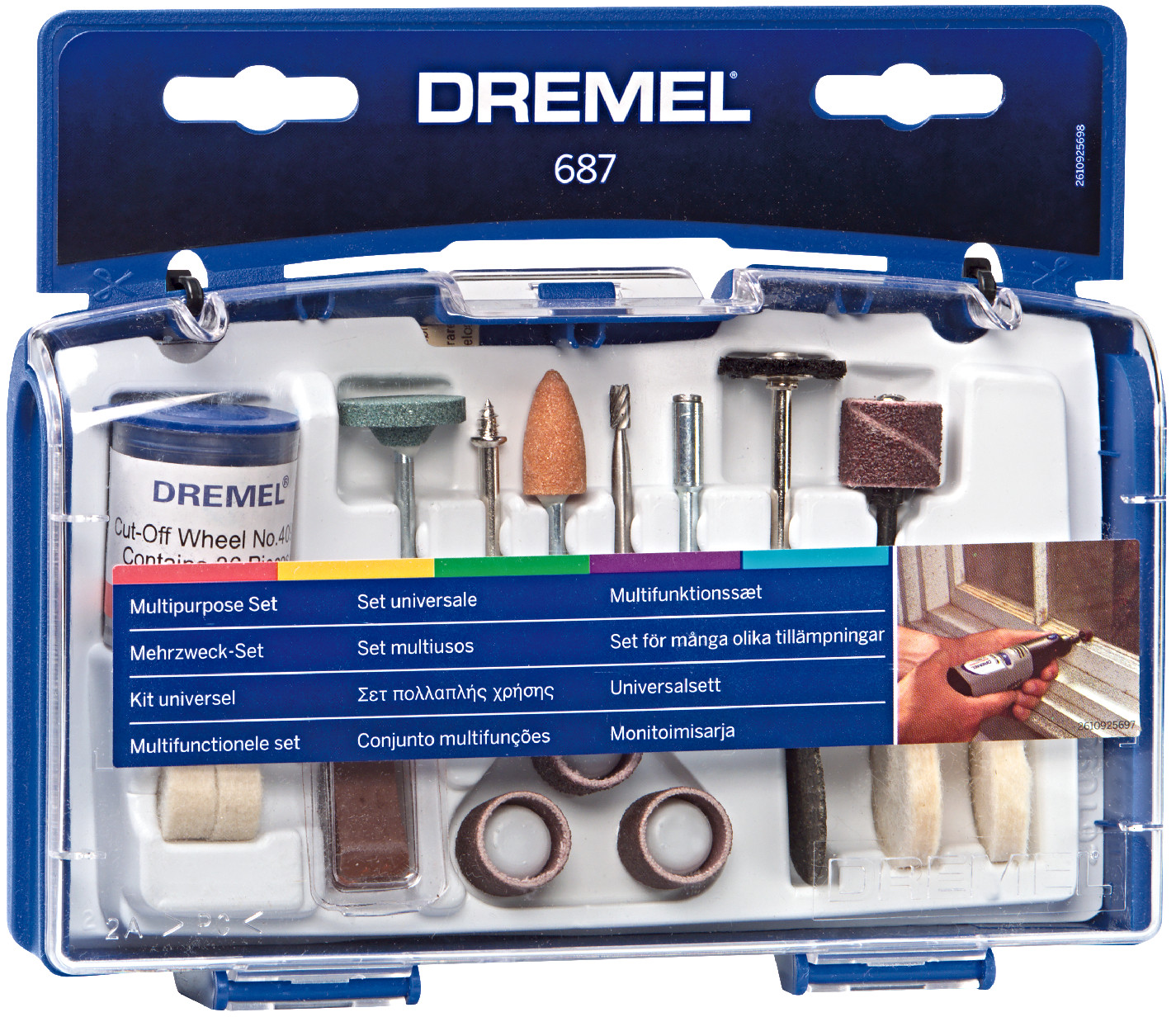 DREMEL 687 univerzální sada nástrojů (52 ks)