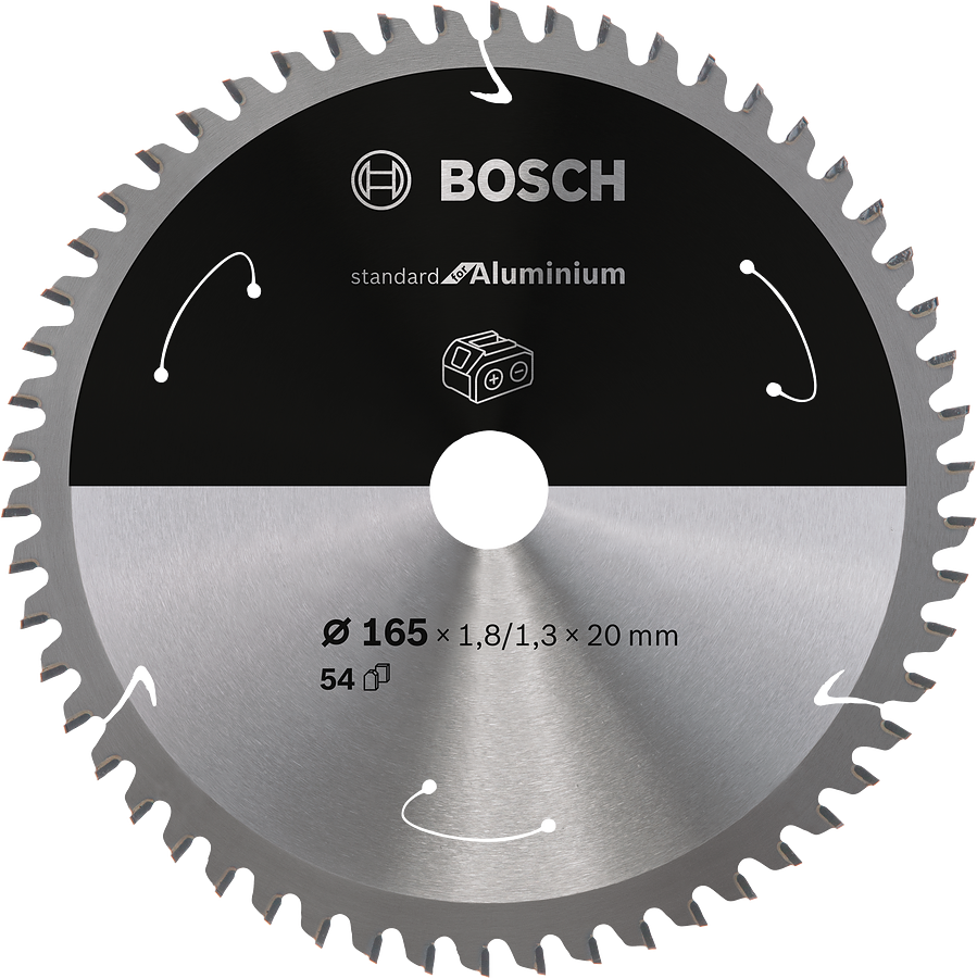 BOSCH 165x20mm (54Z) Standard For Aluminium