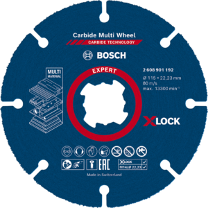 BOSCH Expert 115mm univerzální řezný kotouč Carbide Multi Wheel X-LOCK/M14