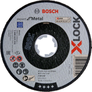 BOSCH Expert for Metal kotouč na kov X-LOCK (125/2.5 mm)