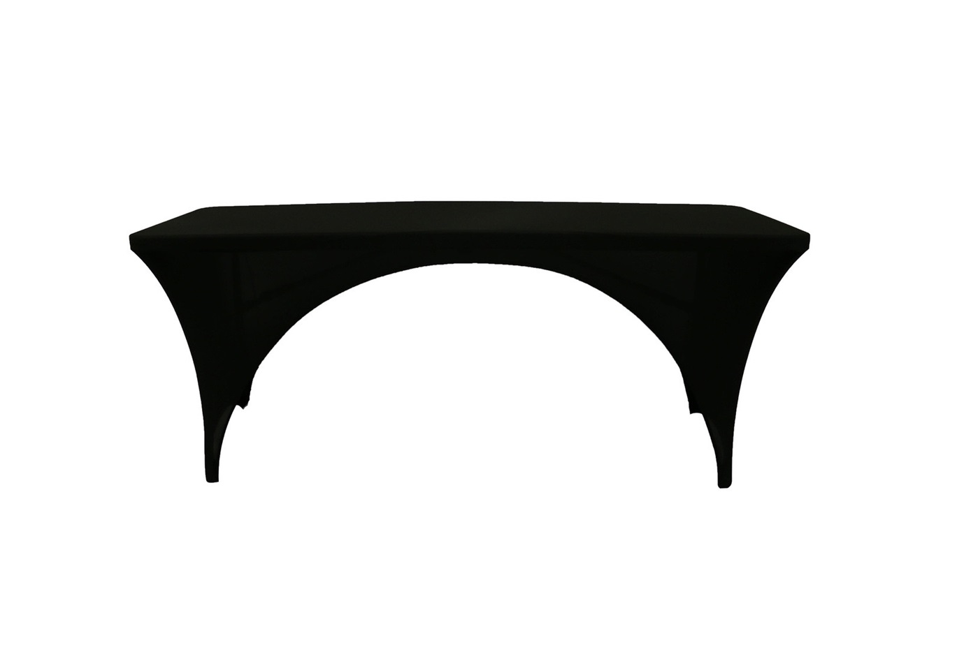 TENTino Elastický potah CATERING na skládací stůl 240x76 cm 2x VÝKROJ Barva ubrusu: BÍLÁ / WHITE