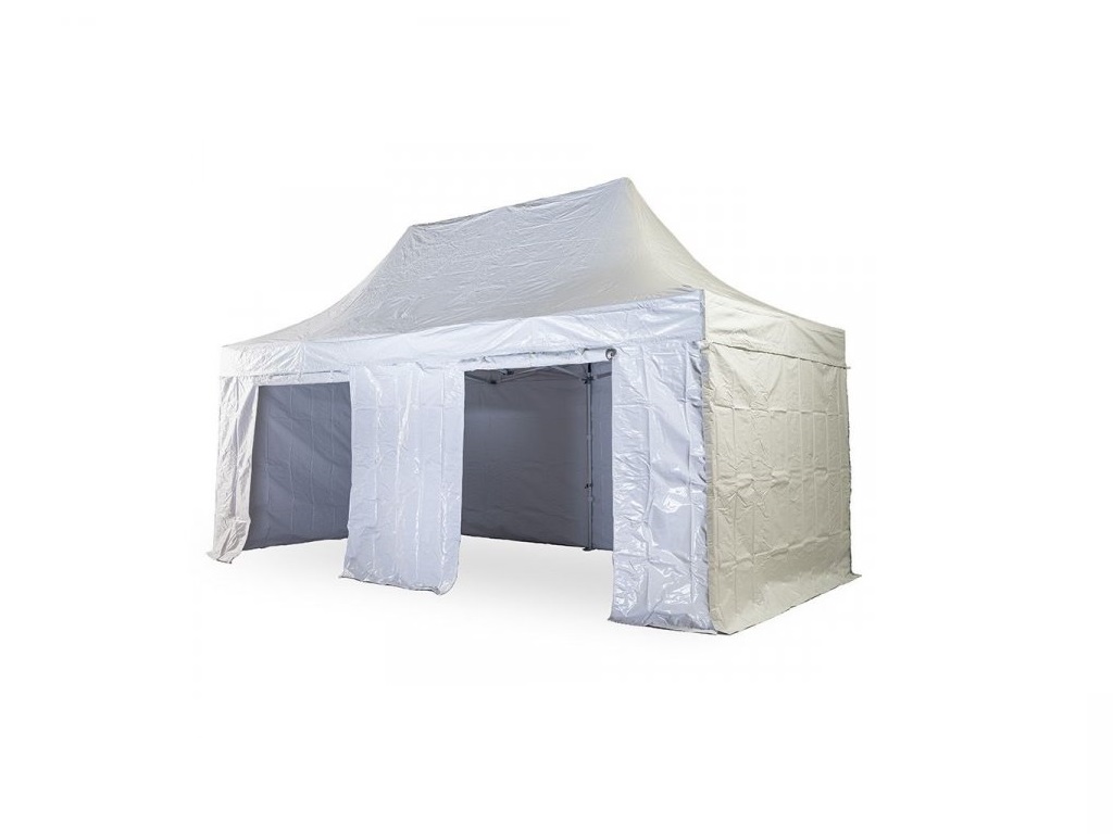 OPLÁŠTĚNÍ NA 3x6 m BH EXTREME PVC EXTRA HIGH ROOF Barva opláštění: 8A - MODRÁ (VOLÁNY BÍLÉ)