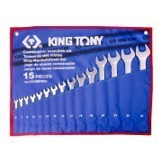 Sada očkoplochých klíčů King Tony 15 ks 1215MRN02