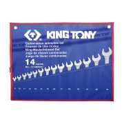 Sada očkoplochých klíčů King Tony 14 ks 1215MRN01
