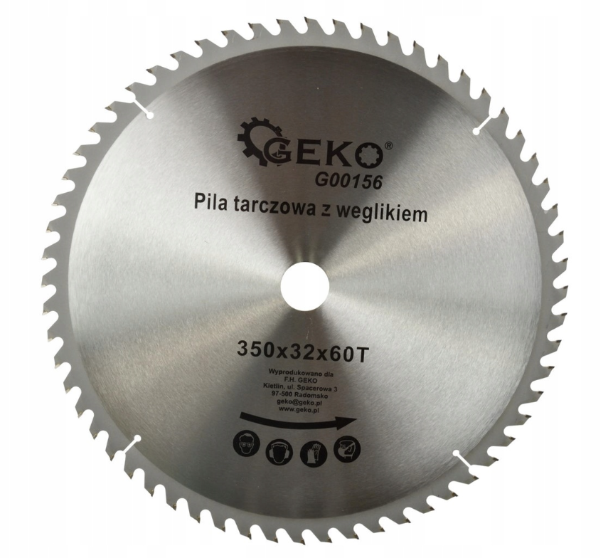 Pilový kotouč na dřevo 350x32x60T G00156 GEKO