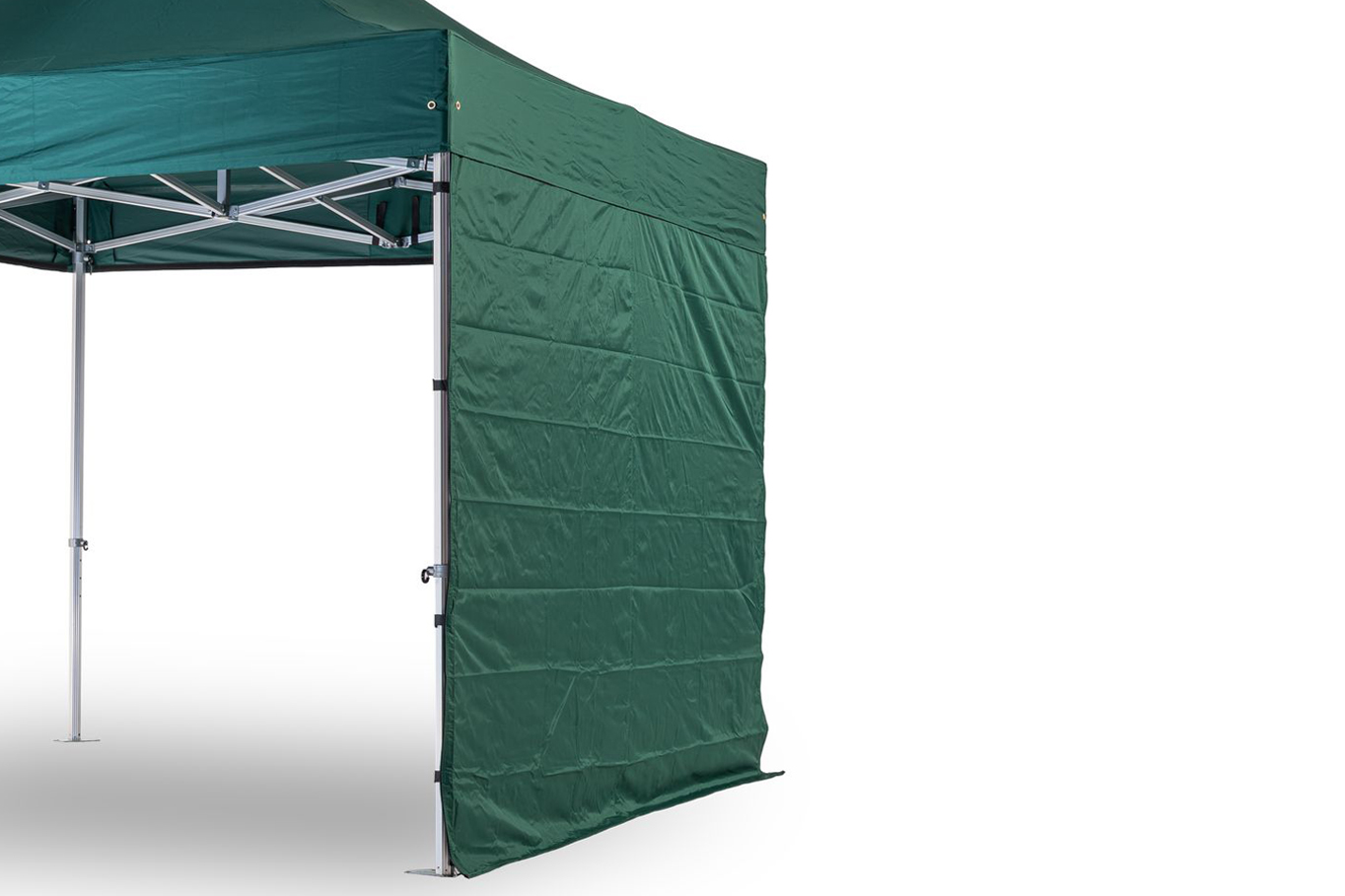 TENTino BOČNÍ PLACHTA 300 gsm- 6 m na 4x6 m / 6 noh Barva opláštění: 9A - ZELENÁ